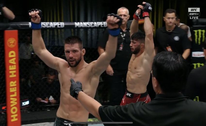 Арман Царукян уступил Матеушу Гамроту на UFC on ESPN 38