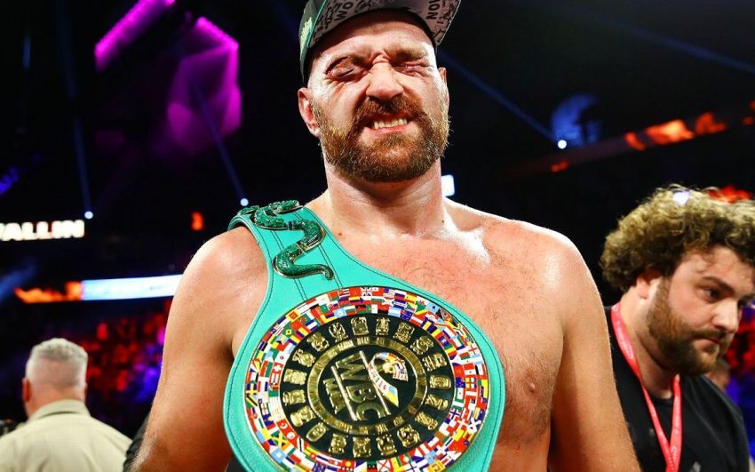 Тайсон Фьюри поблагодарил WBC за "прекрасный" титул, завоеванный в бою с Валлином