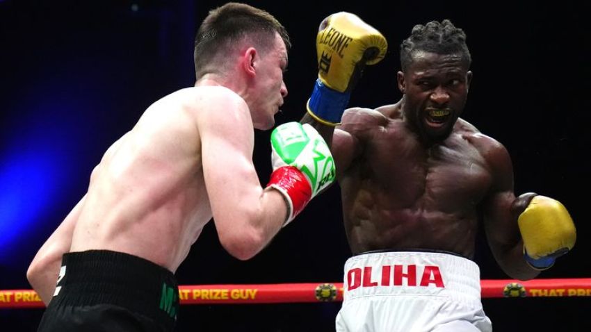 Аарон Маккенна победил Этиносу Олиху и завоевал титул IBF в среднем весе