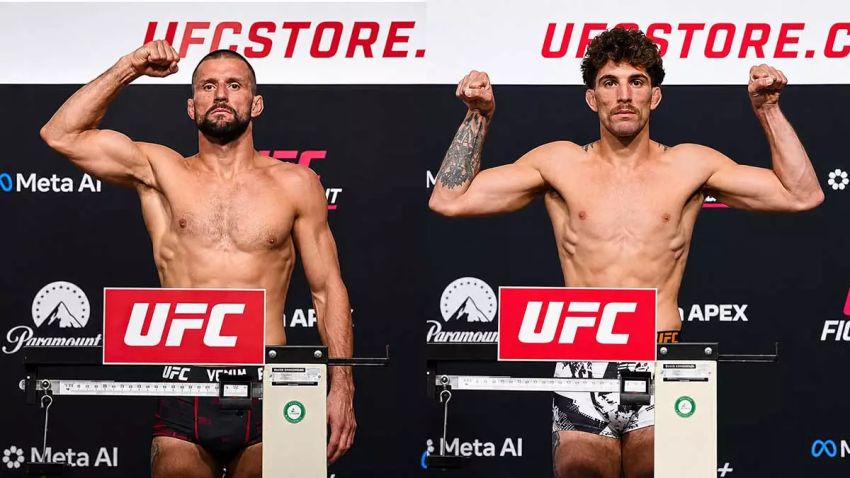 Результаты взвешивания турнира UFC Fight Night 284