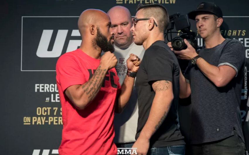 Деметриус Джонсон досрочно победил Рэя Борга и установил новый рекорд UFC