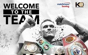 Александр Усик подписал контракт с промоутерской компанией «Matchroom Boxing»