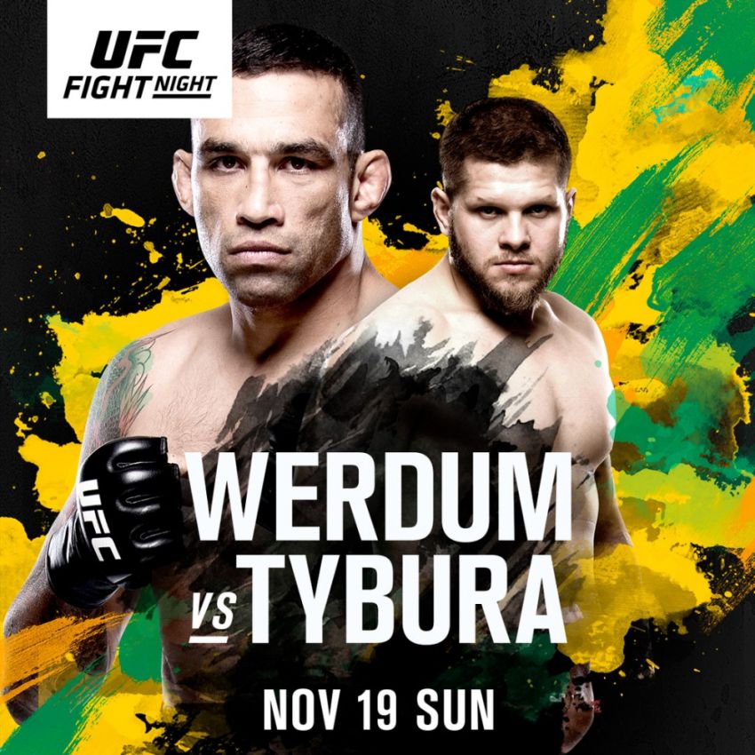 Прямая трансляция UFC Fight Night 121 Фабрисио Вердум - Марчин Тыбура