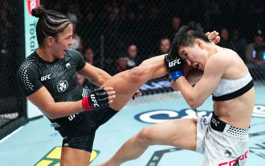 Наталия Силва победила Ван Конг на UFC 332 и стала чемпионкой наилегчайшего веса