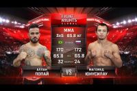 Видео боя Аллан Попай - Магомед Юнусилау Fight Nights Global 62