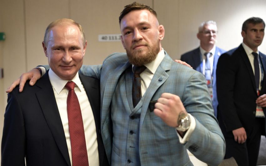 Владимир Путин пригласил Конора Макгрегора на финал чемпионата мира по футболу