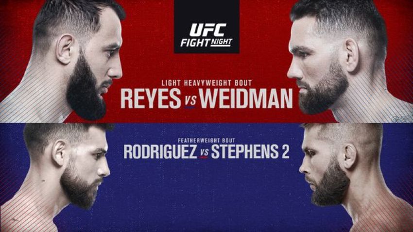 Ставки на UFC on ESPN 6: Коэффициенты букмекеров на турнир Крис Вайдман - Доминик Рейес