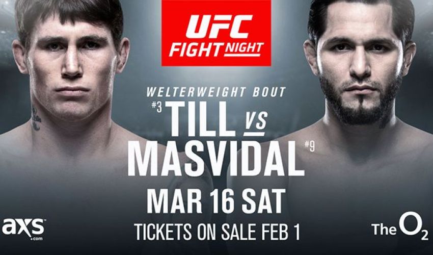 Видео боя Даррен Тилл - Хорхе Масвидаль UFC Fight Night 147