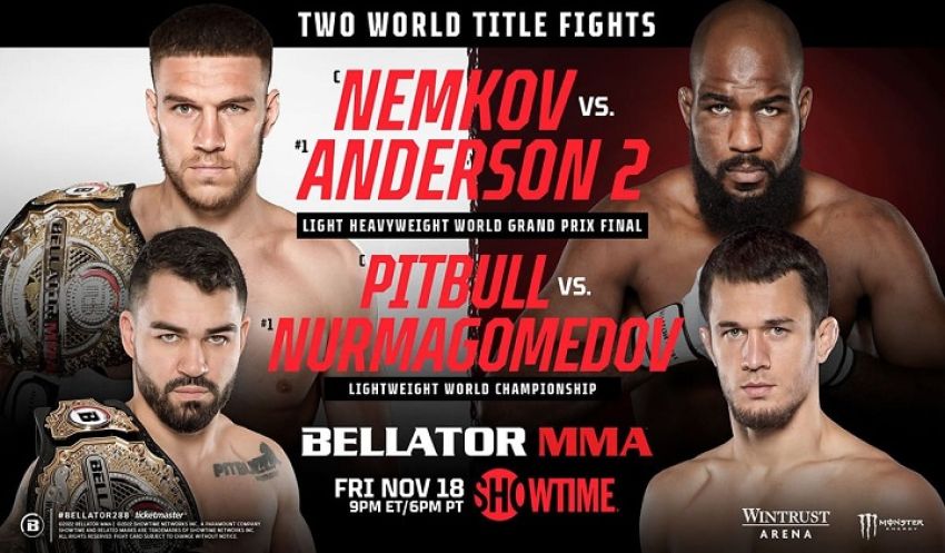 РП ММА №48 (BELLATOR 288): 19 ноября