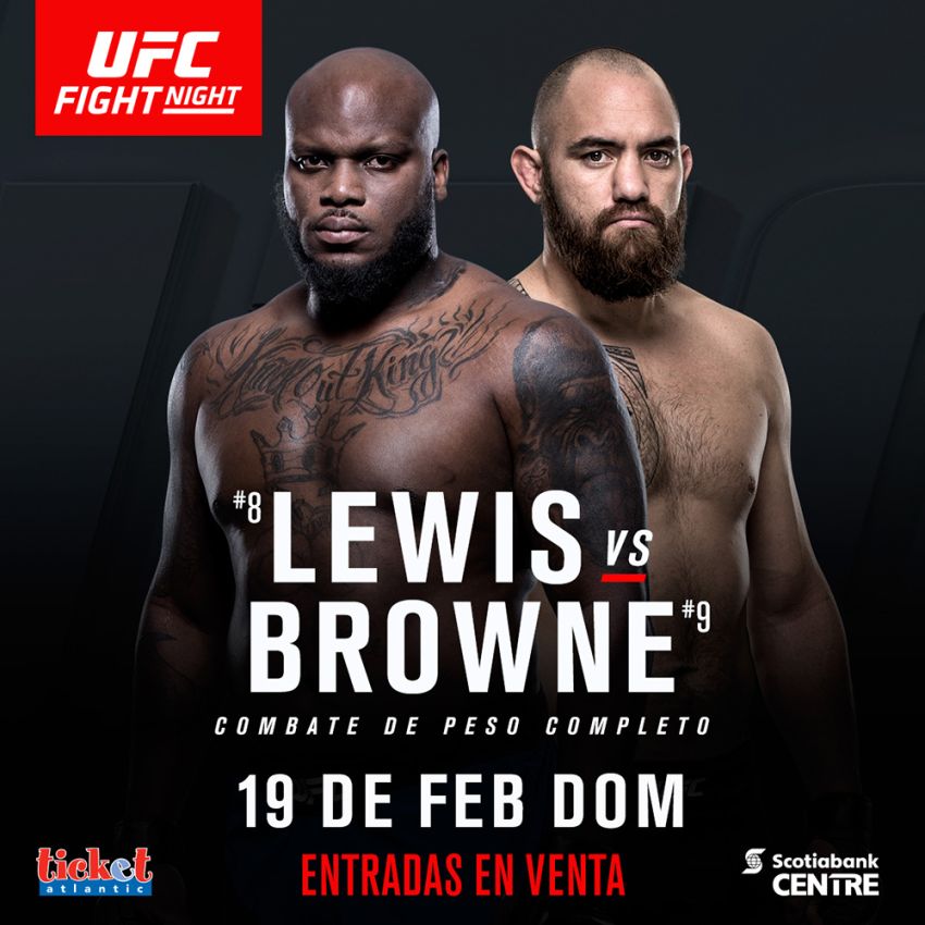  UFC Fight Night 105: Lewis vs. Browne в цифрах