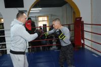 Денис Беринчик и Олег Малиновский провели открытую тренировку накануне вечера бокса в Броварах
