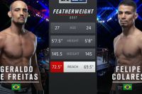 Видео боя Джеральдо де Фрейтас - Фелипе Коларес UFC Fight Night 144