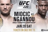 Результаты взвешивания участников турнира UFC 220