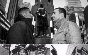 Фотографии: Энтони Джошуа и Владимир Кличко на Times Square, New York