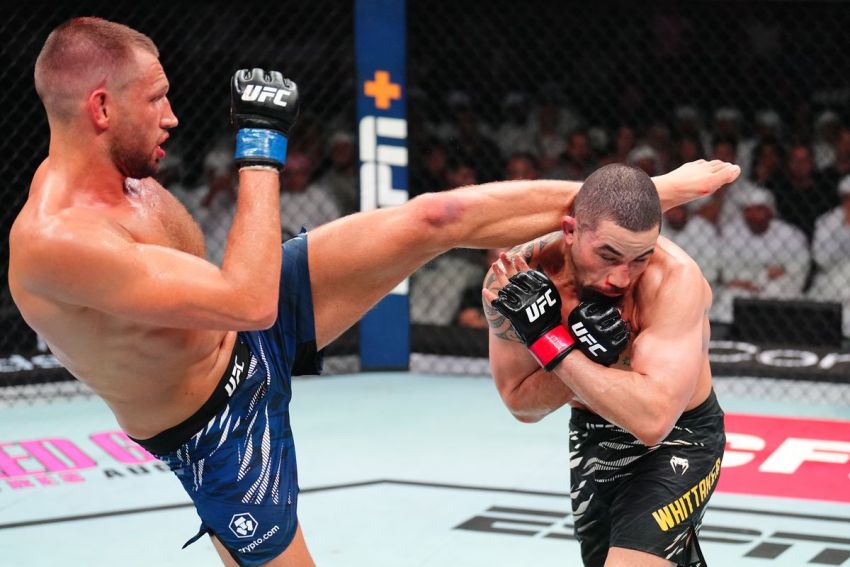 Видео боя Ренье де Риддер – Роберт Уиттакер UFC on АВС 9
