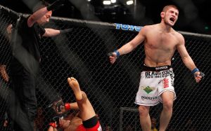 Видео боя Хабиб Нурмагомедов – Камал Шалорус UFC on FX 1