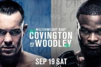 Файткард турнира UFC on ESPN+ 36: Тайрон Вудли - Колби Ковингтон