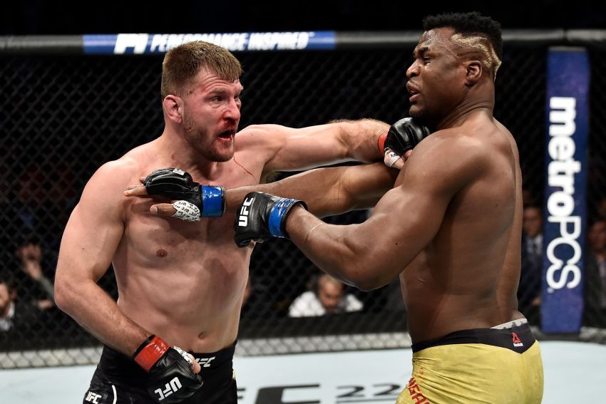 Francis Ngannou talked about the first fight with Stipe Miocic.