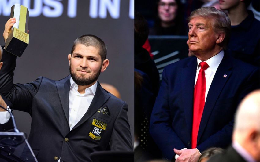 Дональд Трамп поинтересовался у главы UFC, когда он заставит Хабиба Нурмагомедова снова драться