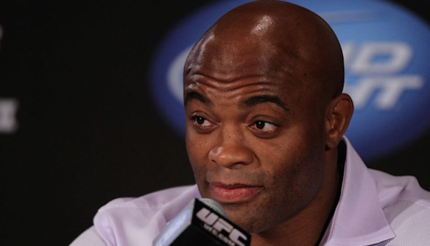 Anderson Silva addressed fans after defeating Julio Cesar Chavez Jr.