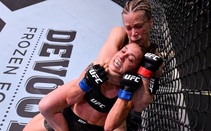 Кэтлин Чукагян уверенно победила Антонину Шевченко на UFC on ESPN 9