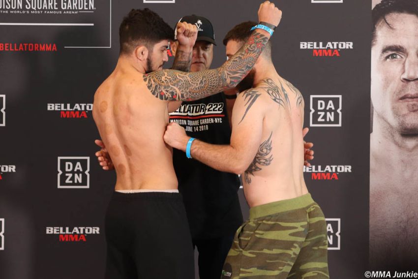 Диллон Дэнис добыл вторую досрочную победу на Bellator 222