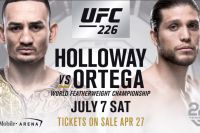 Официально: Бой Макса Холлоуэйя и Брайана Ортеги состоится на UFC 226