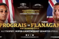 Четвертьфинал WBSS Реджис Прогре - Терри Флэнаган состоится 27 октября в Новом Орлеане