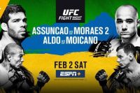 Файткард турнира UFC Fight Night 144: Рафаэль Ассунсао - Марлон Мораес