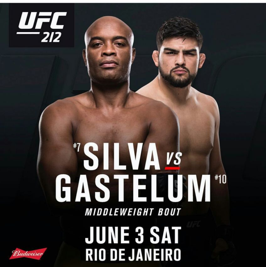 Андерсон Силва - Келвин Гастелум на UFC 212