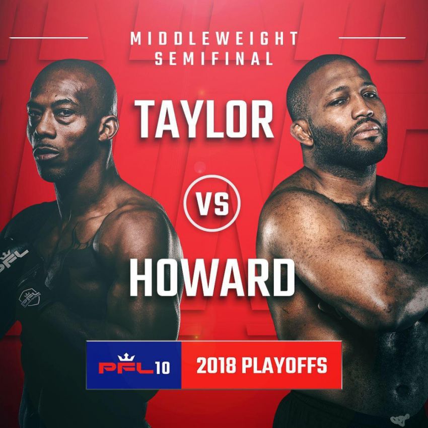 Видео боя Луис Тейлор - Джон Ховард PFL 10