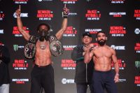 Результаты взвешивания турнира Bellator 277