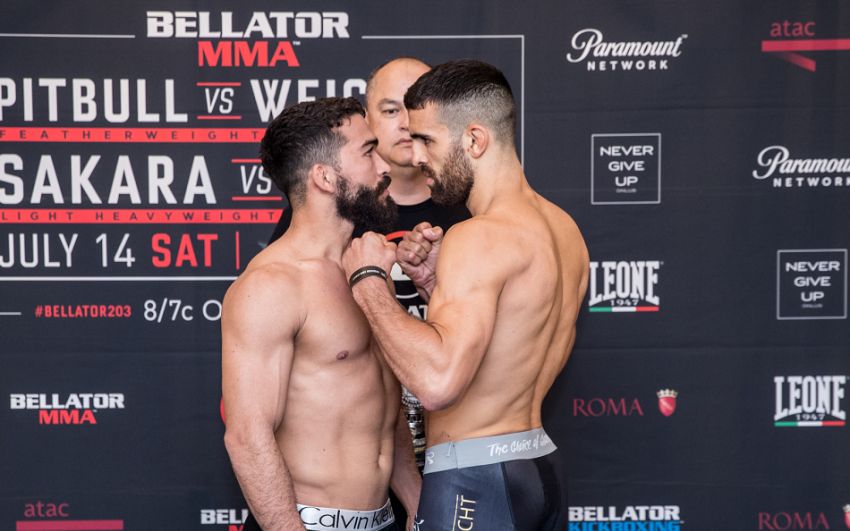 Результаты взвешивания участников турнира Bellator 203: Фрейре - Вайхель