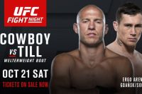 Прямая трансляция UFC Fight Night 118