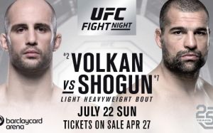 Бой Маурисио Руа и Волкана Оздемира станет главным событием турнира UFC в Гамбурге