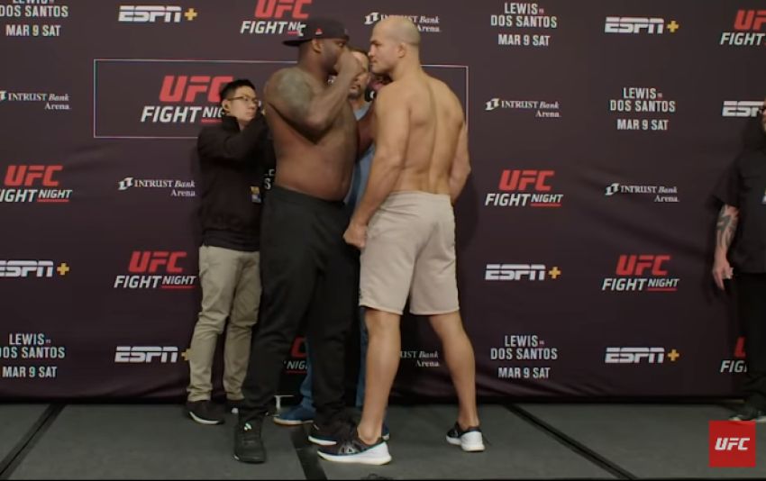 Битва взглядов участников турнира UFC Fight Night 146: Льюис - Дос Сантос