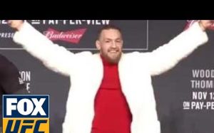 Конор Магрегор забирает пояс у Эдди Альвареса. Пресс конференция UFC 205
