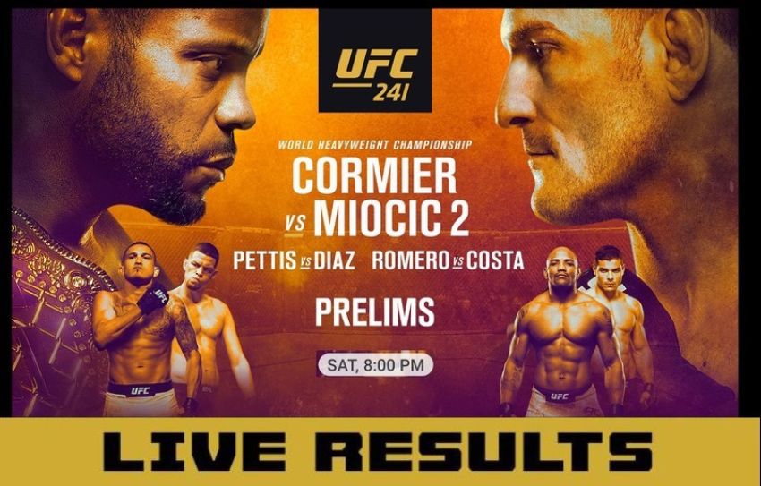 Результаты турнира UFC 241: Даниэль Кормье - Стипе Миочич 2