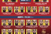 Результаты турнира UFC Fight Night 147: Даррен Тилл - Хорхе Масвидаль