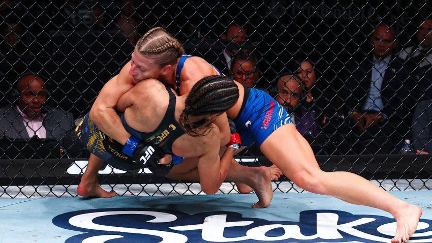 Видео боя Кайла Харрисон – Джулианна Пенья UFC 316