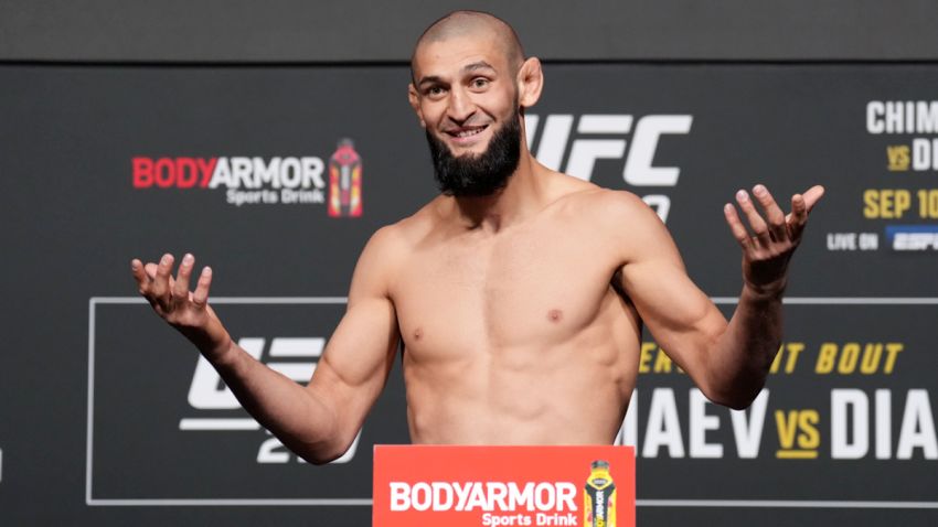 Хамзата Чимаева заметили в ресторане перед взвешиванием на UFC 279