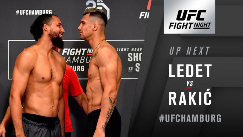 Видео боя Джастин Ледет - Александр Ракич UFC Fight Night 134