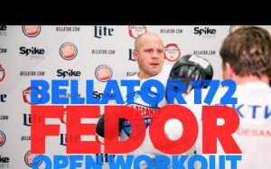 Открытая тренировка Федора Емельяненко перед боем с Митрионом