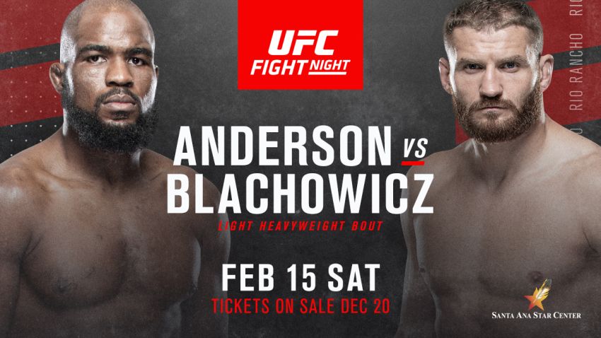 UFC Fight Night 167 Кори Андерсон – Ян Блахович 2. Смотреть онлайн прямой эфир