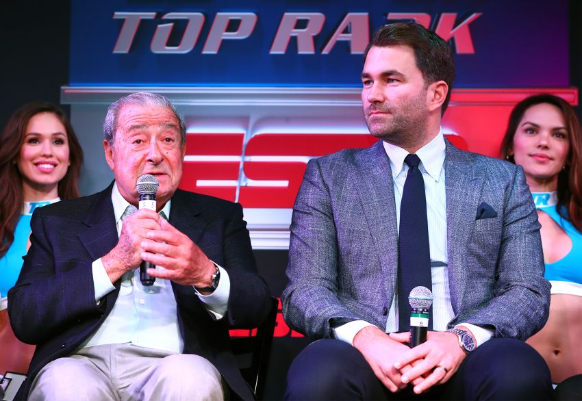 Эдди Хирн, Боб Арум и Лу ДиБелла обсудили введение WBC "франчайзинговых" чемпионов