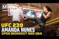 Отрытые тренировки участников турнира UFC 239: Джон Джонс - Тиаго Сантос