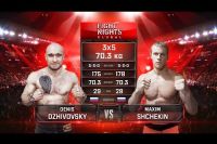 Видео боя Денис Дживовский - Максим Щекин Fight Nights Global 92