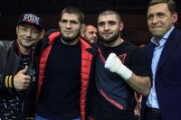 Хабиб Нурмагомедов посетил вечер бокса WBSS в Екатеринбурге