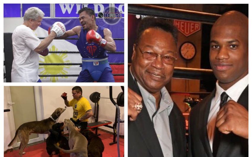 InstaBoxing 19 июня 2019: Пакьяо и Майдана тренируются, Дюбуа встретился с Ларри Холмсом