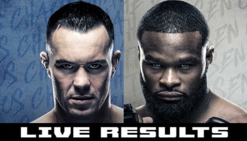 Результаты турнира UFC on ESPN+ 36: Тайрон Вудли - Колби Ковингтон